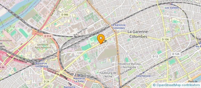 localisation de l'entreprise MONSIEUR FLORENT GAUTHIER  LA GARENNE-COLOMBES