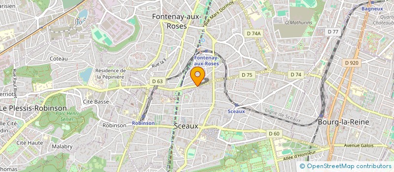 localisation de l'entreprise MONSIEUR FLORENT GAUTIER à FONTENAY-AUX-ROSES