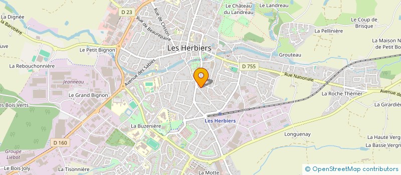 localisation de l'entreprise MONSIEUR FLORENT GAUTOURNEAU à LES HERBIERS