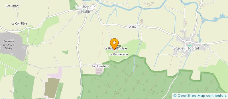 localisation de l'entreprise MONSIEUR FLORENT GAUVRIT  OMBREE D'ANJOU