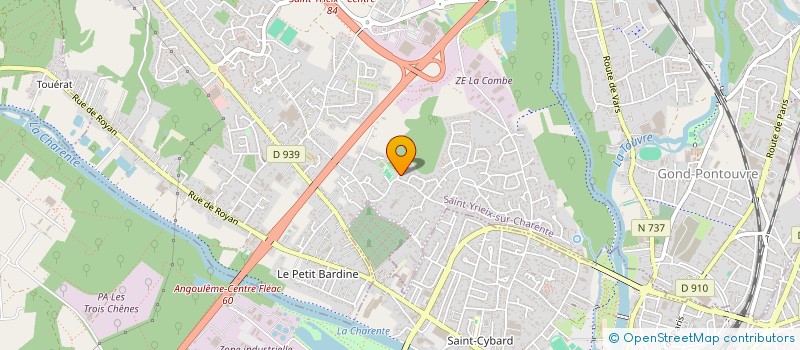 localisation de l'entreprise MONSIEUR FLORENT GAVALLET à SAINT-YRIEIX-SUR-CHARENTE