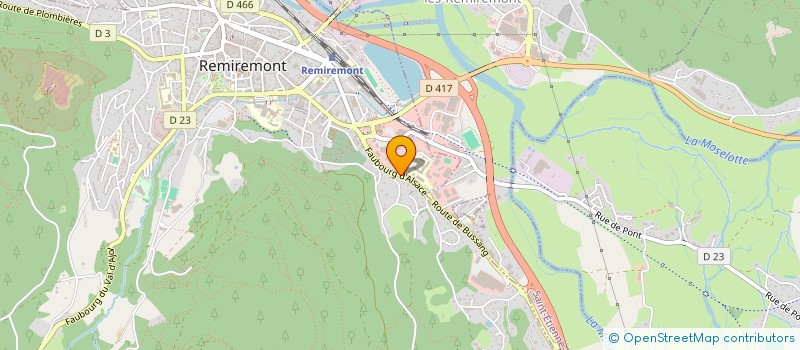 localisation de l'entreprise MONSIEUR FLORENT GELETA à REMIREMONT