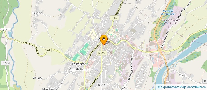 localisation de l'entreprise MONSIEUR FLORENT GENIER  BELLEY