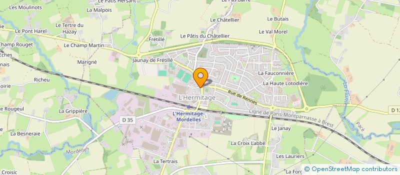 localisation de l'entreprise MONSIEUR FLORENT-GEORGES BERKELMANS  L'HERMITAGE