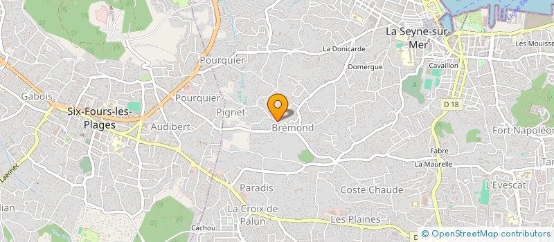 localisation de l'entreprise MONSIEUR FLORENT GERARD à LA SEYNE-SUR-MER