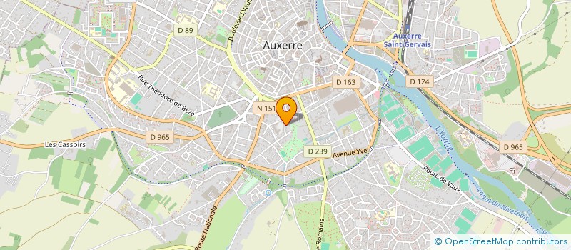 localisation de l'entreprise MONSIEUR FLORENT GERARD à AUXERRE