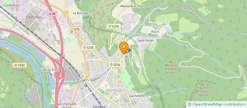 localisation de l'entreprise MONSIEUR FLORENT GESMOND  VOREPPE