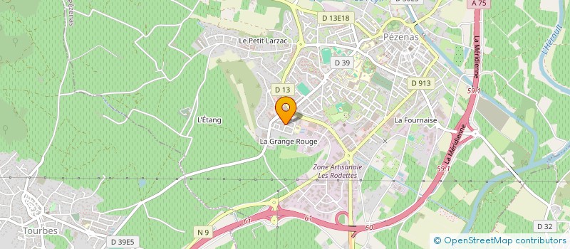 localisation de l'entreprise MONSIEUR FLORENT GIEUDES  PEZENAS
