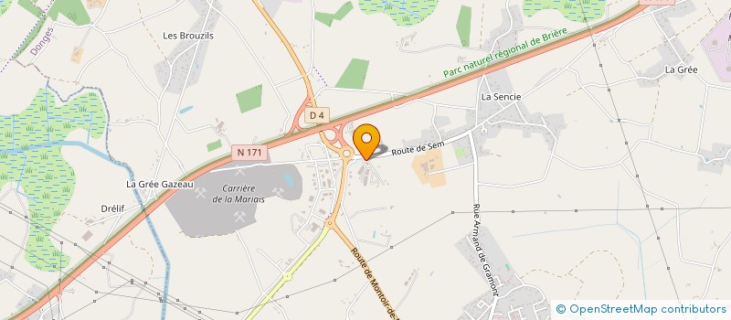 localisation de l'entreprise MONSIEUR FLORENT GILARD à DONGES