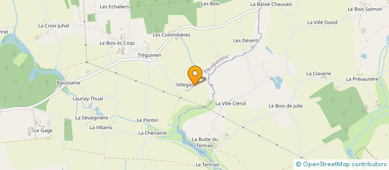 localisation de l'entreprise MONSIEUR FLORENT GILLET à PLEUGUENEUC
