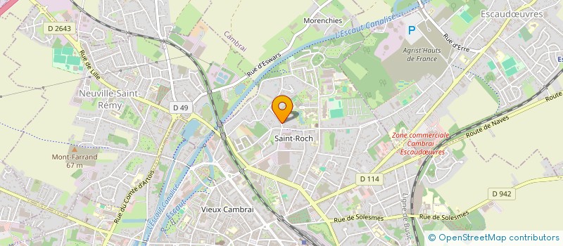 localisation de l'entreprise MONSIEUR FLORENT GILLOT  CAMBRAI