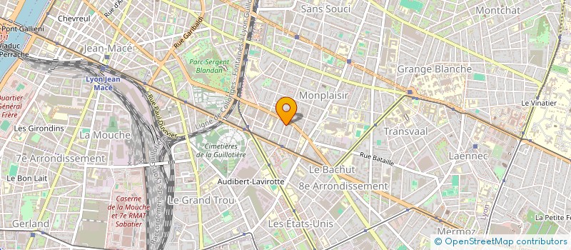 localisation de l'entreprise MONSIEUR FLORENT GIOVE à CALUIRE-ET-CUIRE