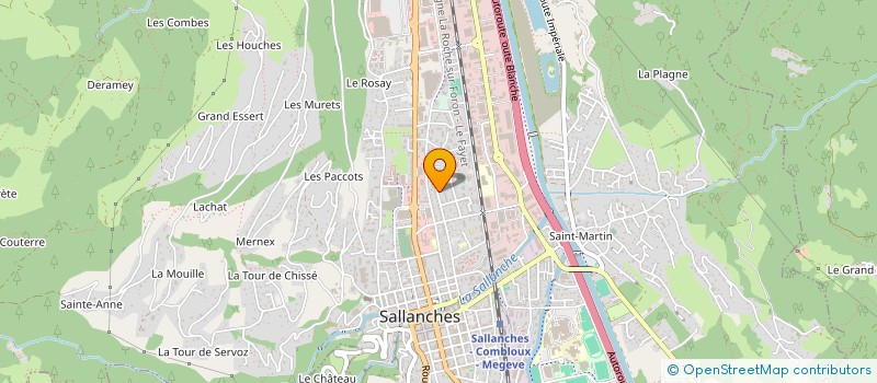 localisation de l'entreprise MONSIEUR FLORENT GIRAUD  SALLANCHES