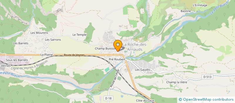 localisation de l'entreprise MONSIEUR FLORENT GIRAUD  MONTMAUR