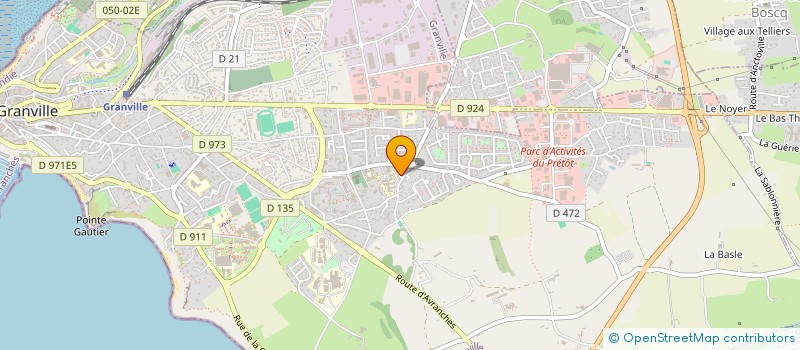 localisation de l'entreprise MONSIEUR FLORENT GIRET  GRANVILLE