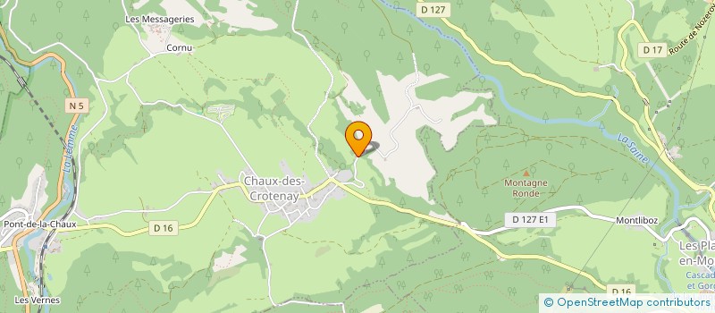 localisation de l'entreprise MONSIEUR FLORENT GIRODE  CHAUX-DES-CROTENAY