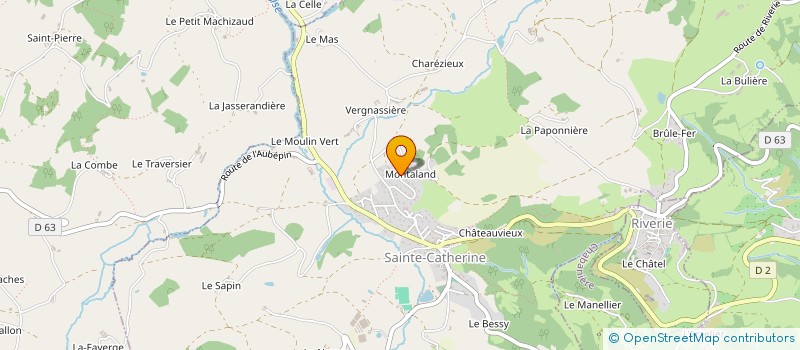 localisation de l'entreprise MONSIEUR FLORENT GOARIN  SAINTE-CATHERINE