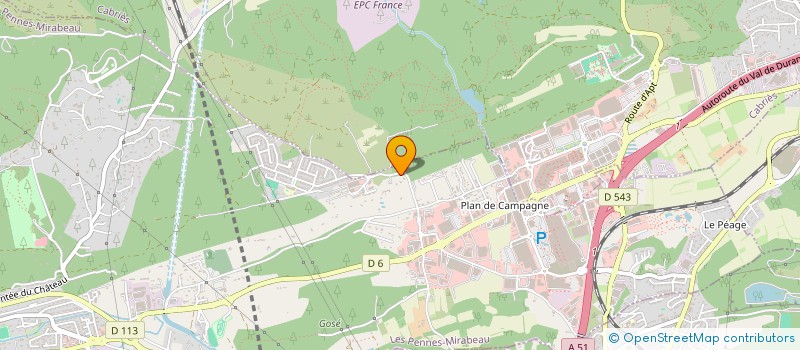 localisation de l'entreprise MONSIEUR FLORENT GOMEZ à LES PENNES-MIRABEAU