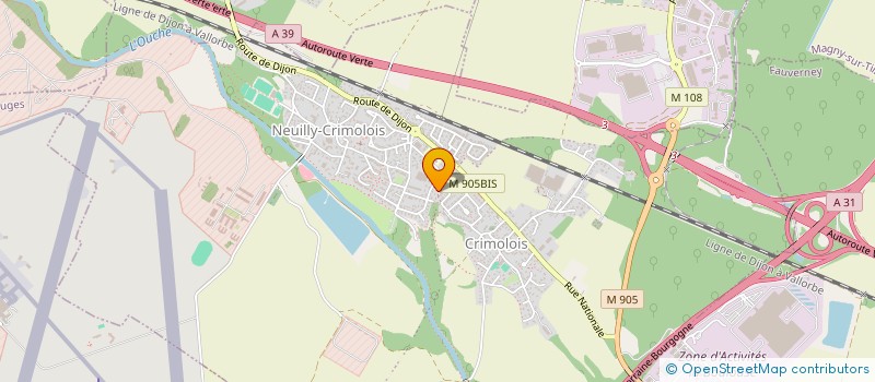 localisation de l'entreprise MONSIEUR FLORENT GORZA  NEUILLY-CRIMOLOIS