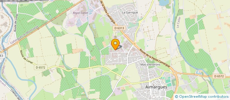 localisation de l'entreprise MONSIEUR FLORENT GOSSELIN  AIMARGUES