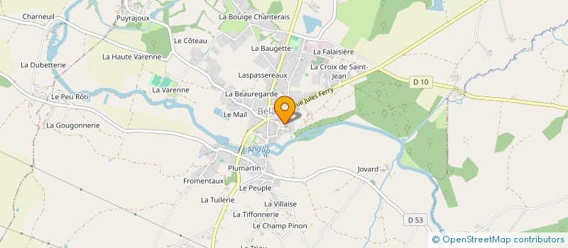 localisation de l'entreprise MONSIEUR FLORENT GOSSET à BELABRE