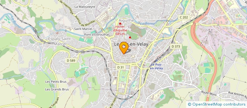 localisation de l'entreprise MONSIEUR FLORENT GOULLET DE RUGY  LE PUY-EN-VELAY