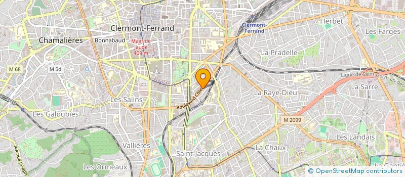 localisation de l'entreprise MONSIEUR FLORENT GRALHA  CLERMONT-FERRAND