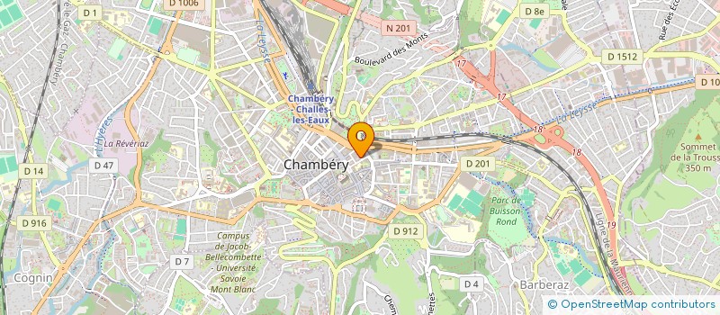 localisation de l'entreprise MONSIEUR FLORENT GRAVIN à CHAMBERY