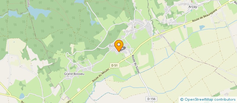 localisation de l'entreprise MONSIEUR FLORENT GREGOIRE  BOSSIEU