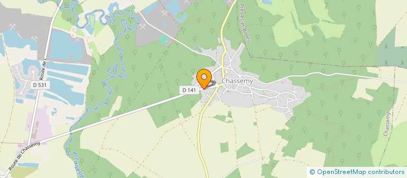 localisation de l'entreprise MONSIEUR FLORENT GRENECHE  CHASSEMY