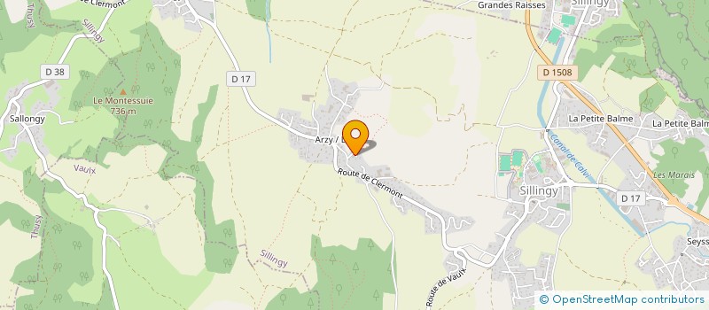 localisation de l'entreprise MONSIEUR FLORENT GRILLET  SILLINGY