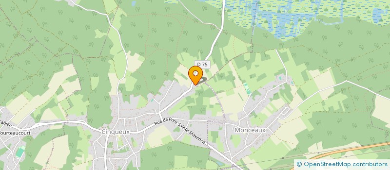 localisation de l'entreprise MONSIEUR FLORENT GRIMAULT  CINQUEUX