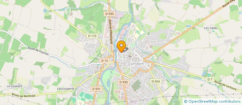 localisation de l'entreprise MONSIEUR FLORENT GRISOT  CONDOM