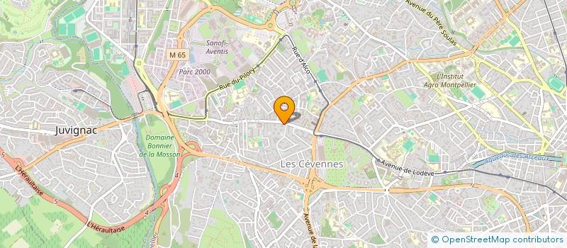 localisation de l'entreprise MONSIEUR FLORENT GROLLIER à MONTPELLIER
