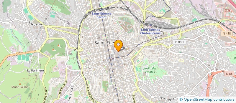 localisation de l'entreprise MONSIEUR FLORENT GROS à SAINT-ETIENNE
