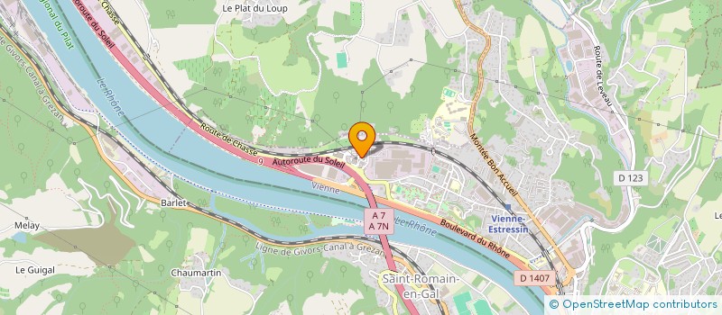 localisation de l'entreprise MONSIEUR FLORENT GUENDOUZ à VIENNE