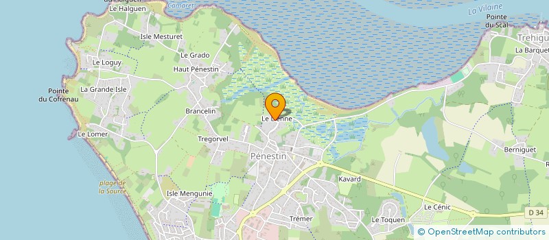 localisation de l'entreprise MONSIEUR FLORENT GUENEGO  PENESTIN