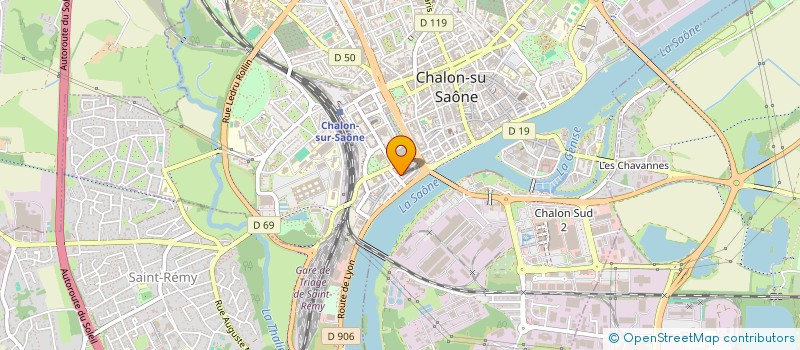 localisation de l'entreprise MONSIEUR FLORENT GUERIN à CHALON-SUR-SAONE