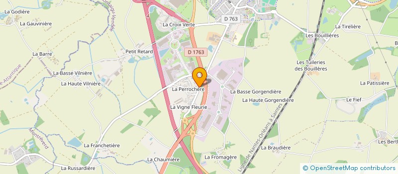 localisation de l'entreprise MONSIEUR FLORENT GUERINEAU à MONTAIGU-VENDEE