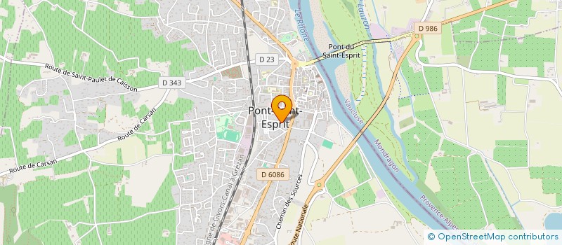 localisation de l'entreprise MONSIEUR FLORENT GUICHARD  PONT-SAINT-ESPRIT