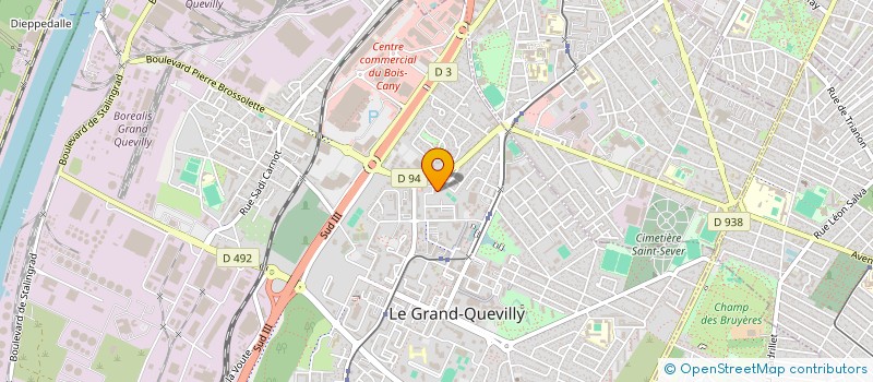 localisation de l'entreprise MONSIEUR FLORENT GUIFFARD à LE GRAND-QUEVILLY