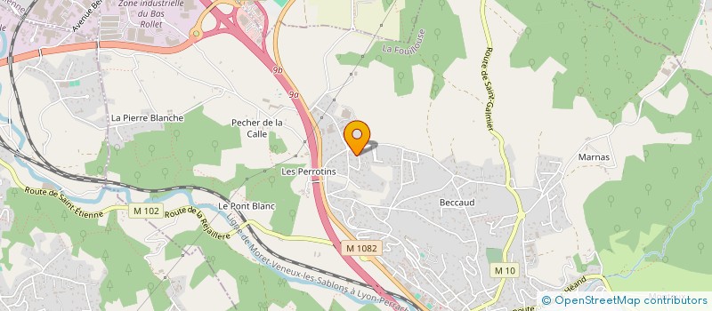 localisation de l'entreprise MONSIEUR FLORENT GUILLAUD  LA FOUILLOUSE