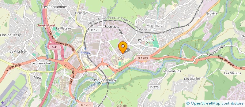 localisation de l'entreprise MONSIEUR FLORENT GUILLOT  ARGONAY