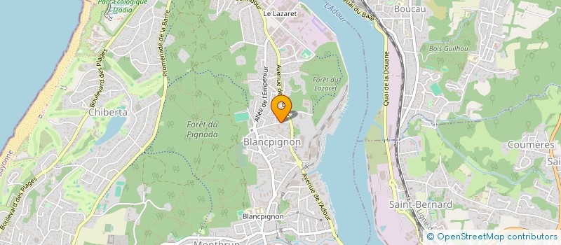 localisation de l'entreprise MONSIEUR FLORENT GUTIERREZ  ANGLET