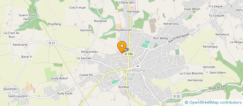 localisation de l'entreprise MONSIEUR FLORENT GUYOMARD  PLOUHA