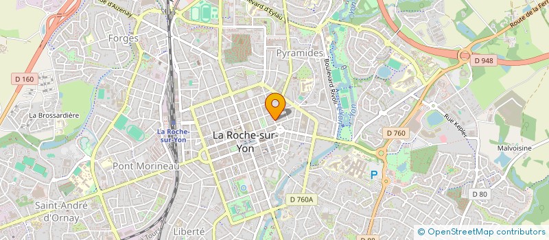 localisation de l'entreprise MONSIEUR FLORENT HAMEL à LA ROCHE-SUR-YON