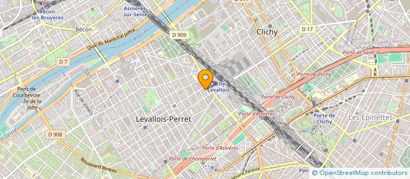 localisation de l'entreprise MONSIEUR FLORENT HAMET à LEVALLOIS-PERRET