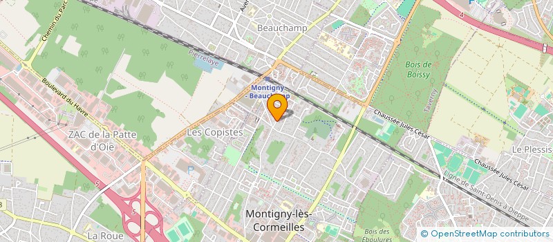 localisation de l'entreprise MONSIEUR FLORENT HANNE  MONTIGNY-LES-CORMEILLES