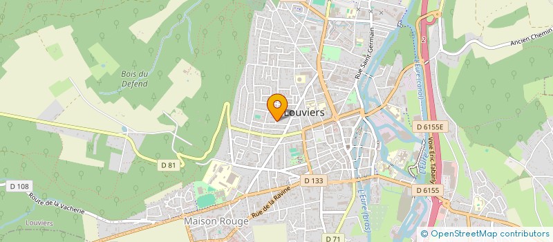 localisation de l'entreprise MONSIEUR FLORENT HEBERT à LOUVIERS