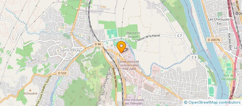 localisation de l'entreprise MONSIEUR FLORENT HERAUD  SAINT-PERAY